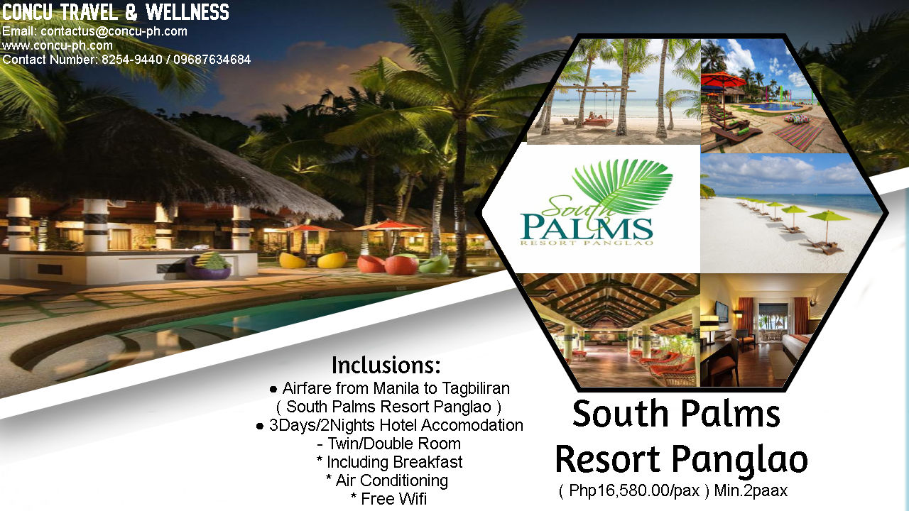 South Palms Resort Panglao Package