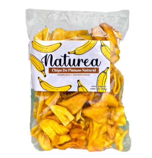 Chips de Plátano Natural 250g Naturea