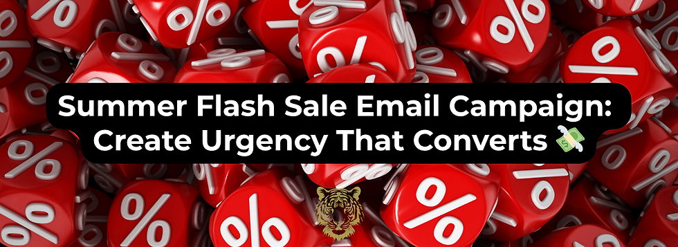 Summer Flash Sale Email Campaign: Create Urgency That Converts 💸