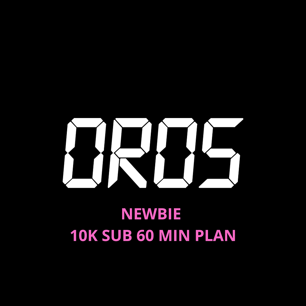 NEWBIE 10K SUB 60 MIN