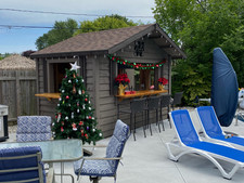 12'x8' High Gable Pool Bar