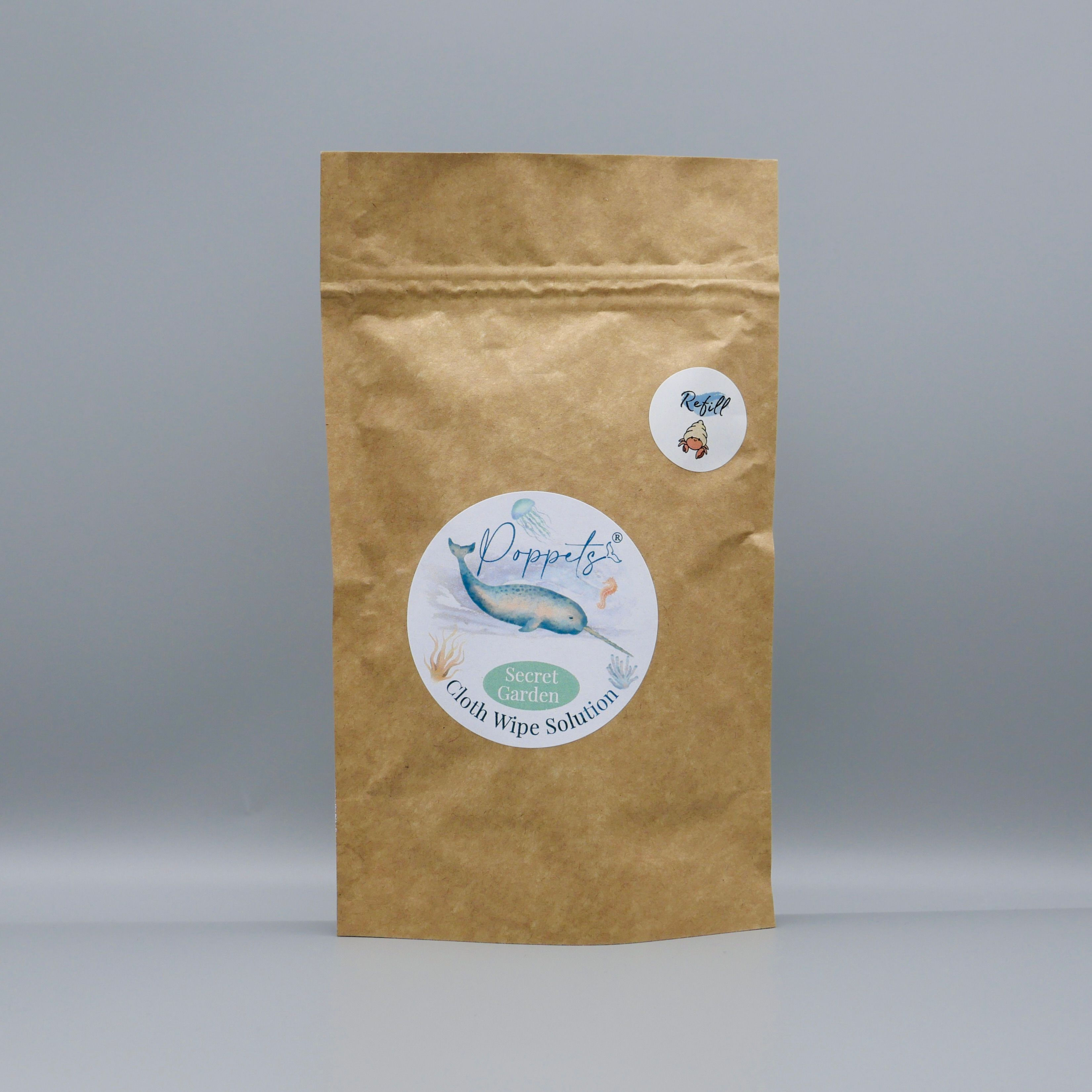 Cloth Wipe Solution Refill – Secret Garden