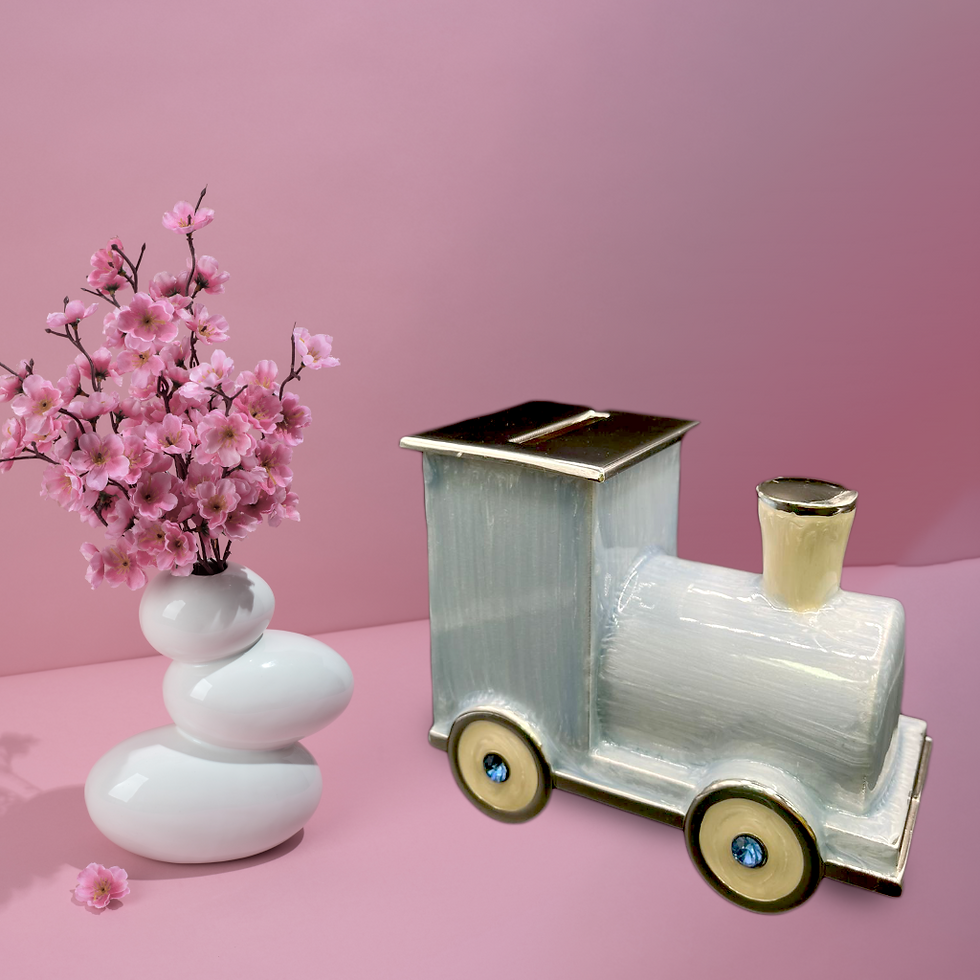 Silver Plated Piggy Bank