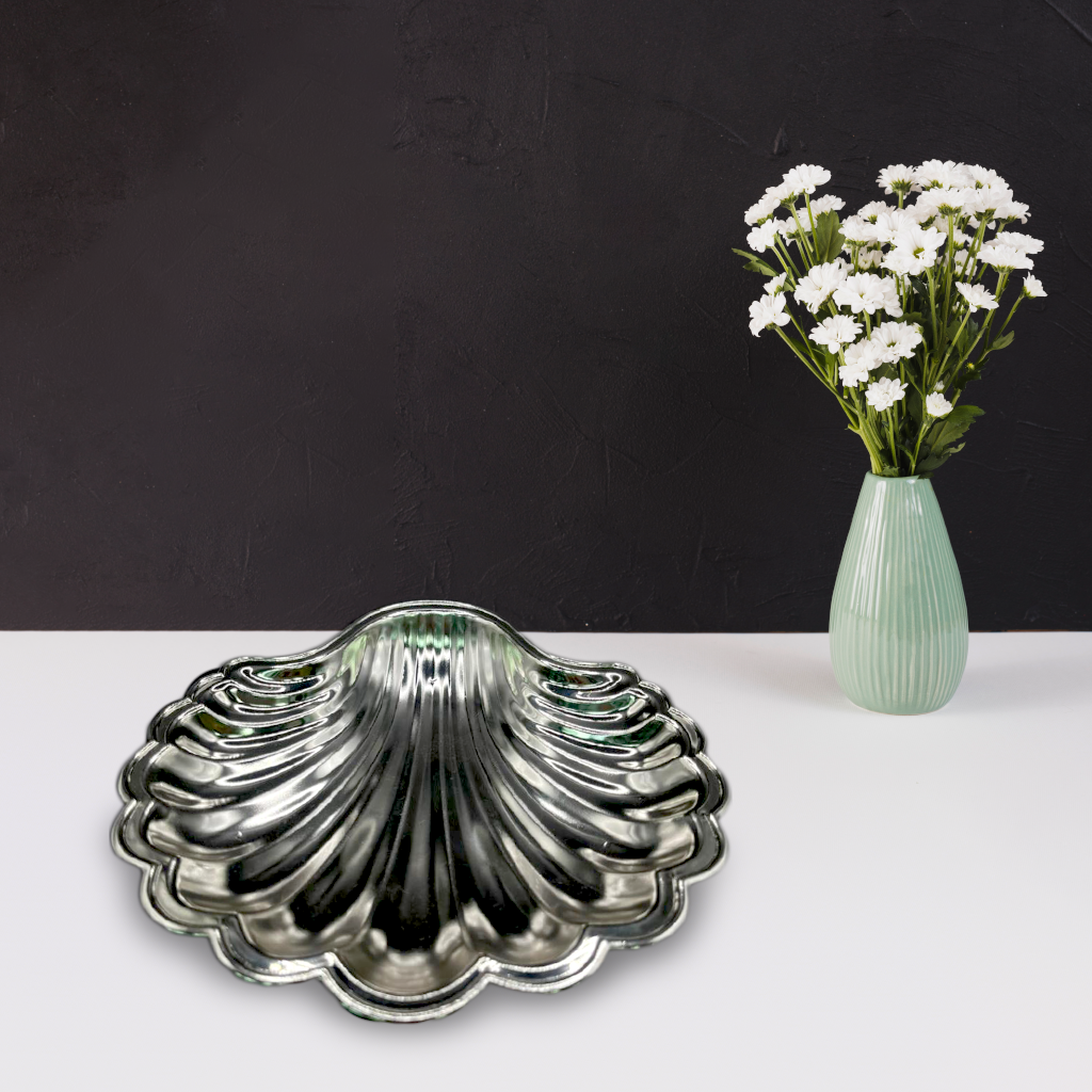 Silver Plated Shell Dish Platter