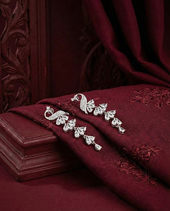 Mayura Droplet Cz Peacock Earrings.PNG