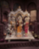 Ram Darbar in Resin Silver