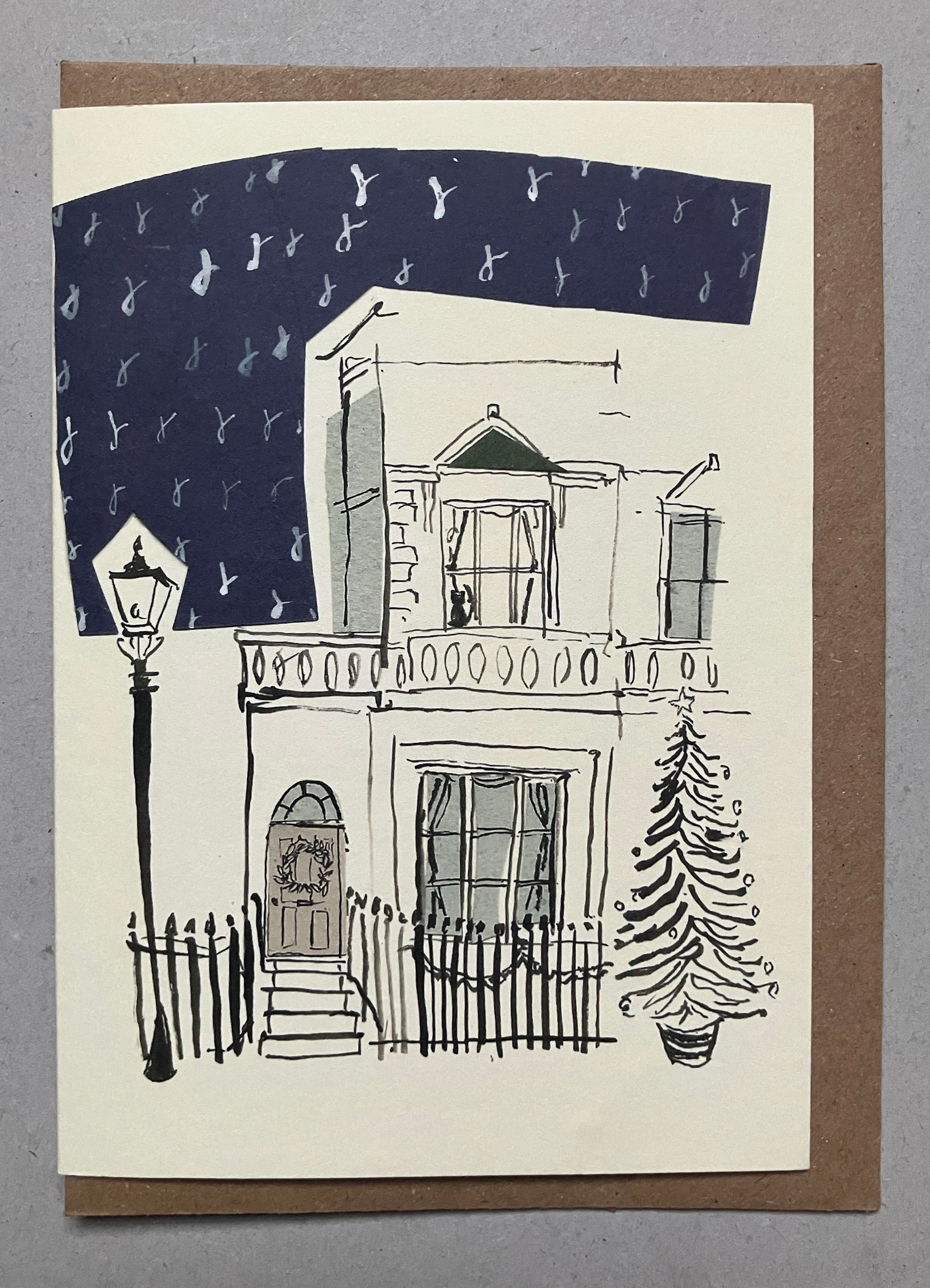 London Houses - Christmas Card
