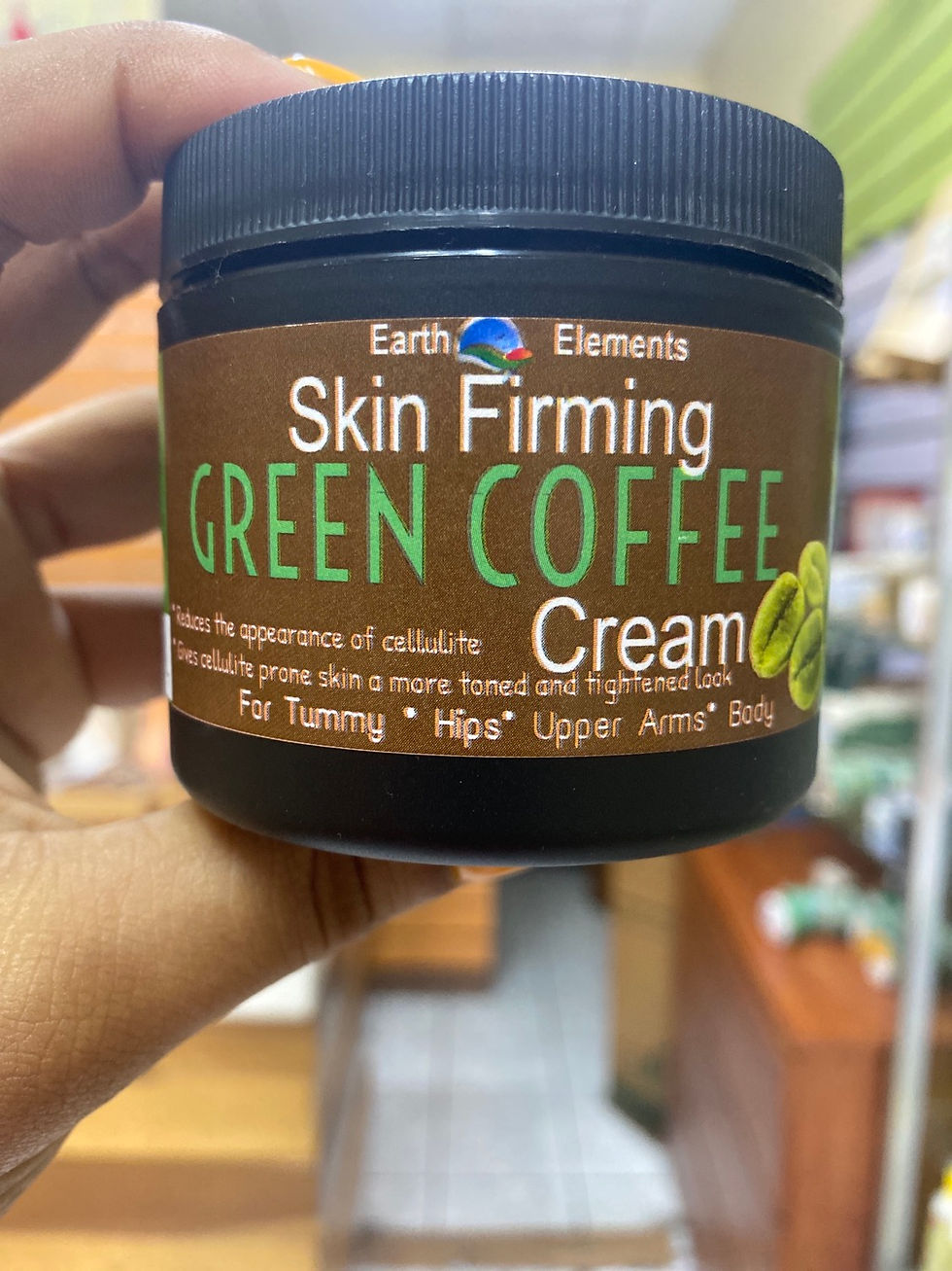 Green coffee cream