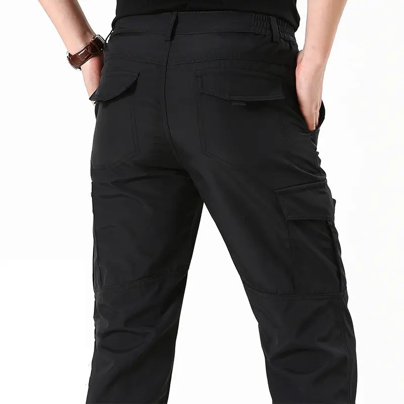 Thumbnail: Straight Cargo Pants Waterproof Nylon Quick Dry