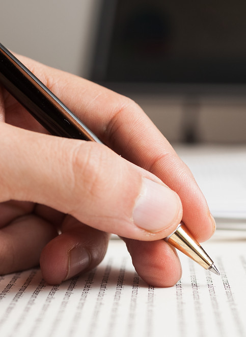 Checking Text on a Document