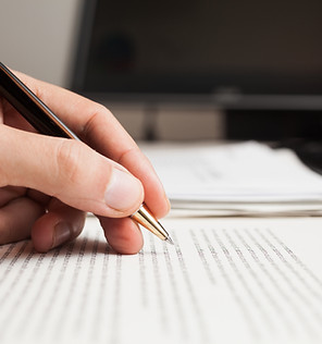 Vérification du texte sur un document
