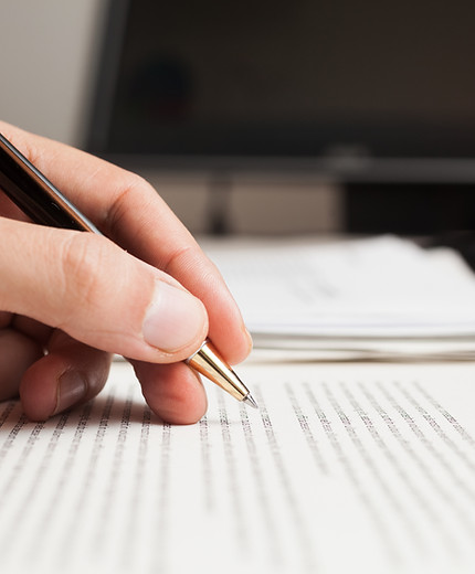Checking Text on a Document