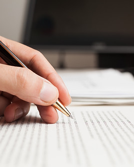 Vérification du texte sur un document