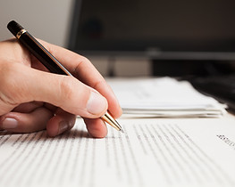 Vérification du texte sur un document
