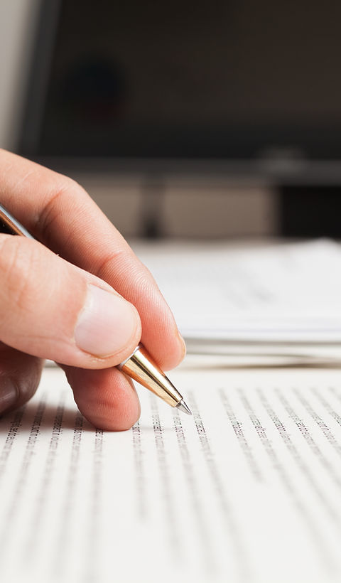 Checking Text on a Document
