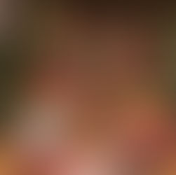 A table set with mismatched ornamental items