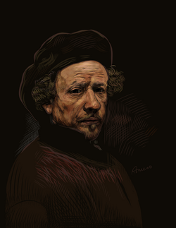 Vector Rembrandt by Antonio Romero