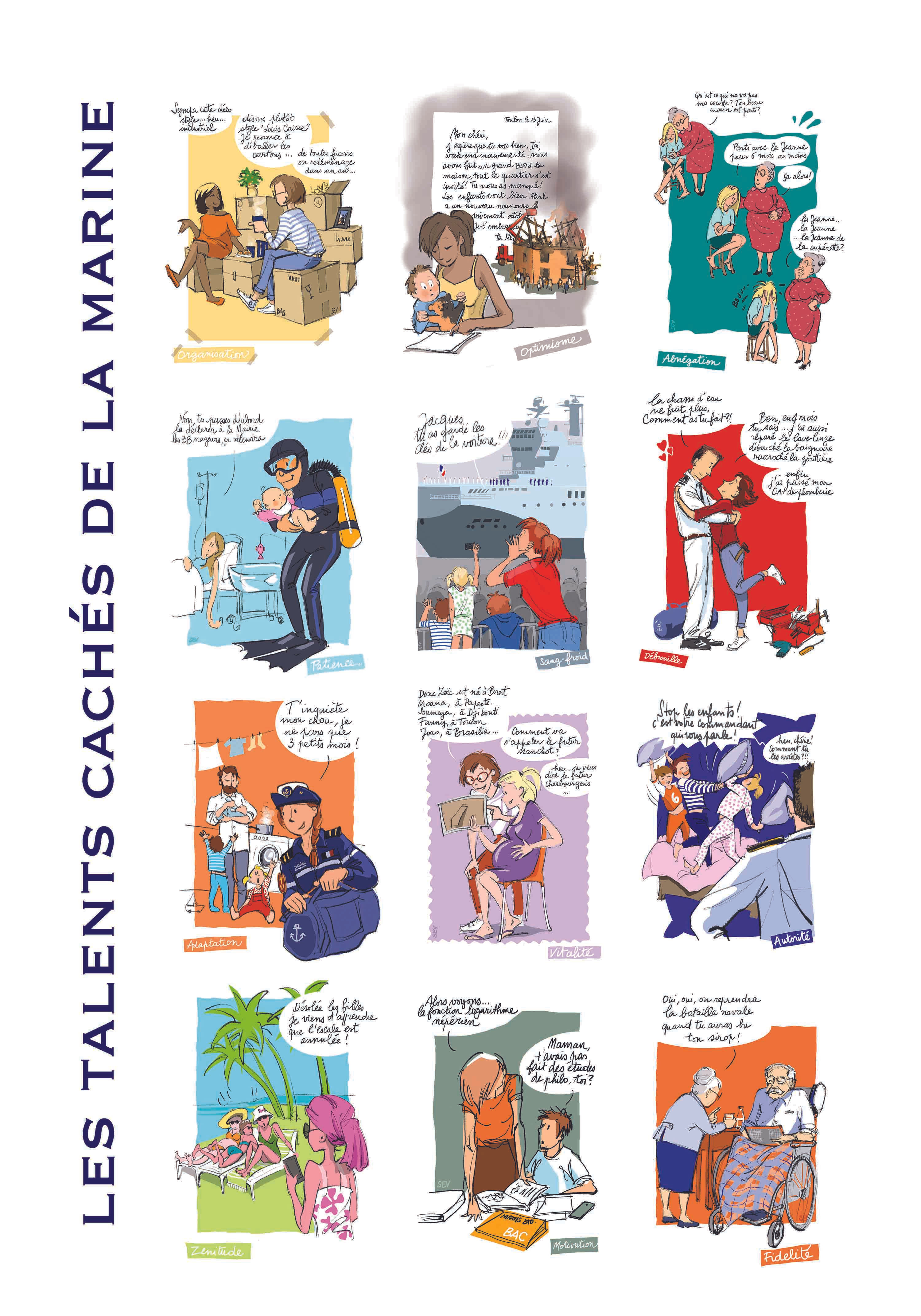 TALENTS CACHÉES DE LA MARINE Affiche