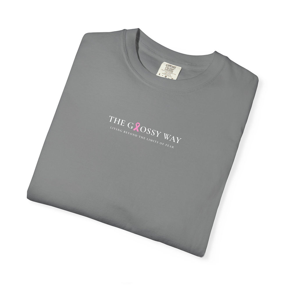 Thumbnail: The Glossy Way tee | WHITE text 