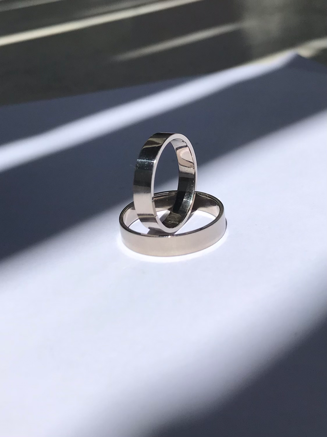 Anillo Oro blanco liga Paladio 3,5 gr