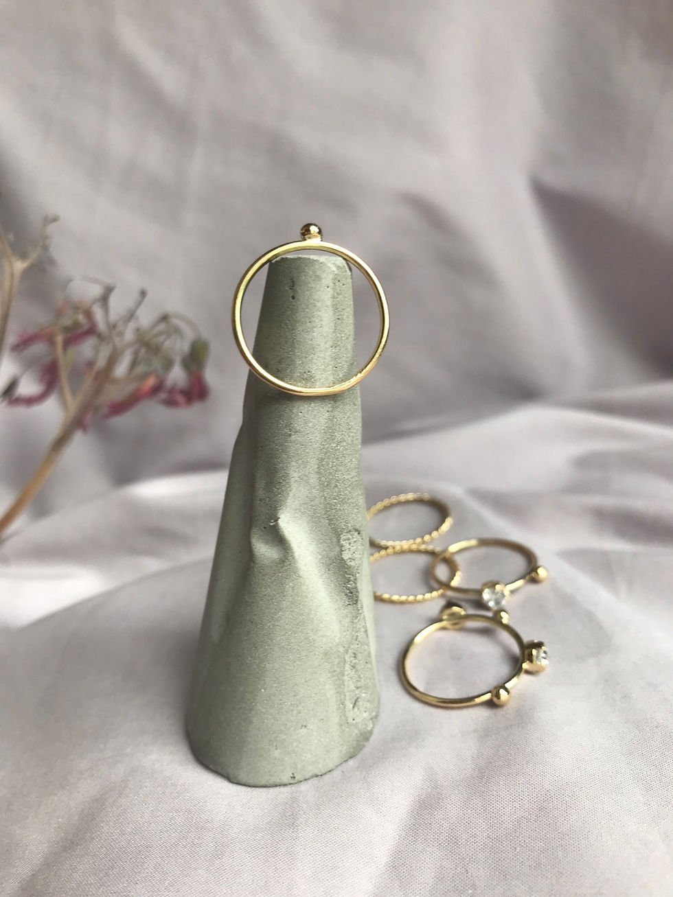 Miniatura: 5 Anillos Laura de Oro 18k