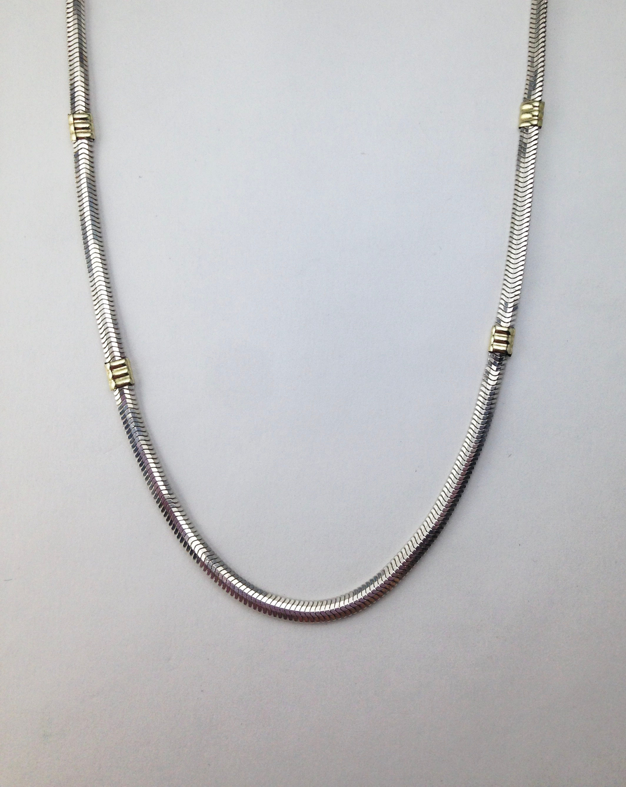 Gargantilla de Plata 925 y Oro