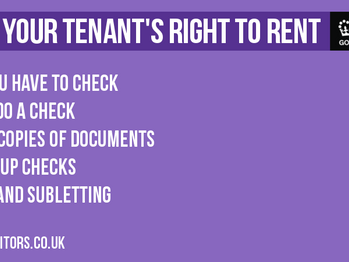 Check your Tenant's Right to Rent