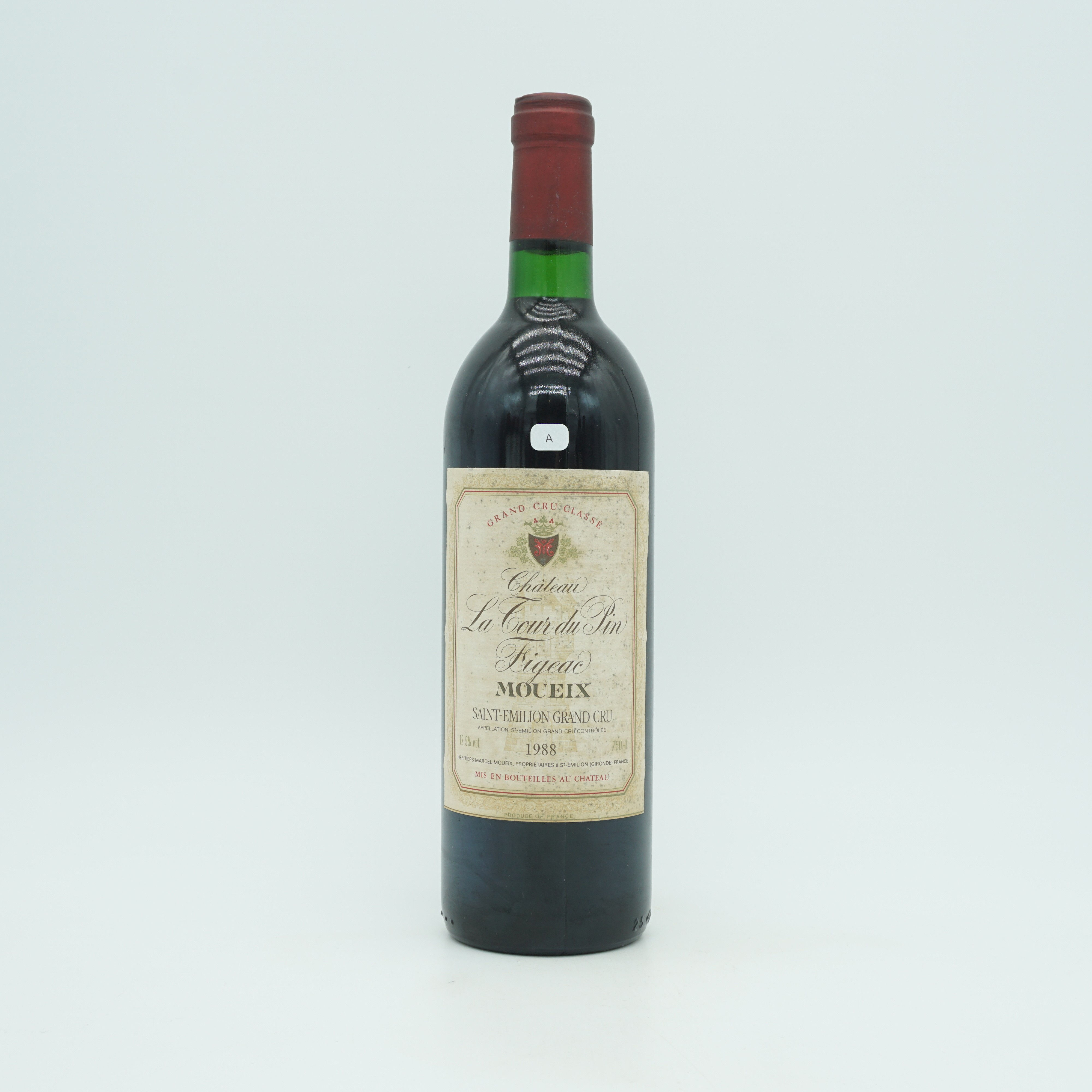 Château La Tour du Pin Figeac, St Emilion Grand Cru Classé 1988