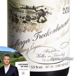 Etiquette de vin de Moselle Egon Müller Trockenbeerenauslese TBA