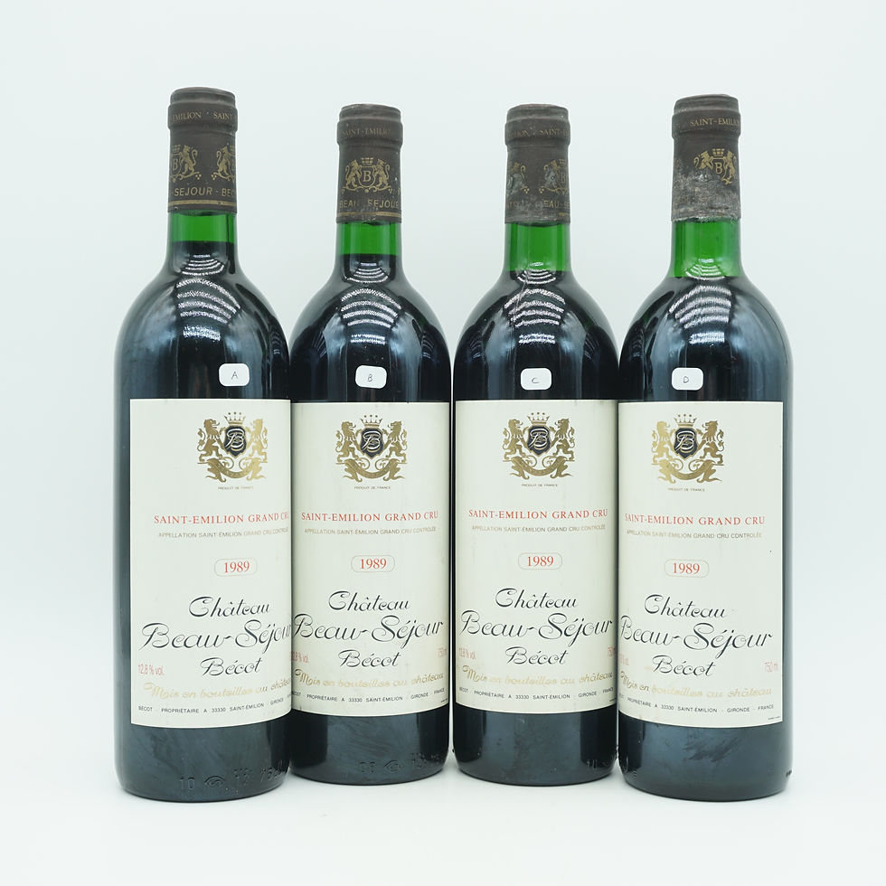 Miniature : Château Beau-Séjour Bécot, St Emilion 1er Grand Cru Classé 1989