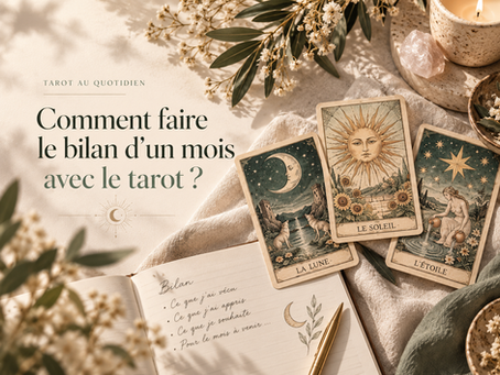 Comment faire le bilan d’un mois avec le tarot ?