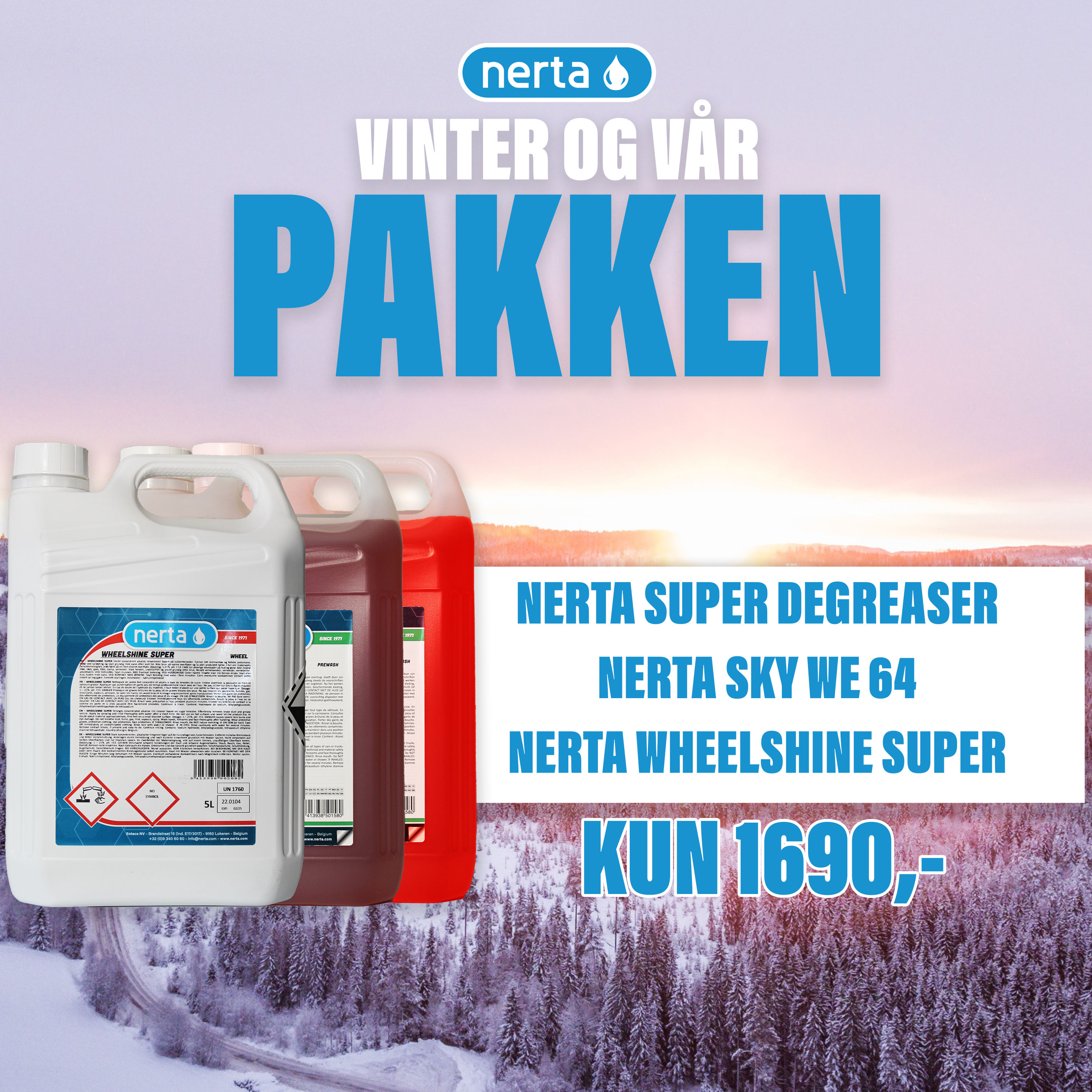 Nerta Vår & Vinterpakken - 15 Liter