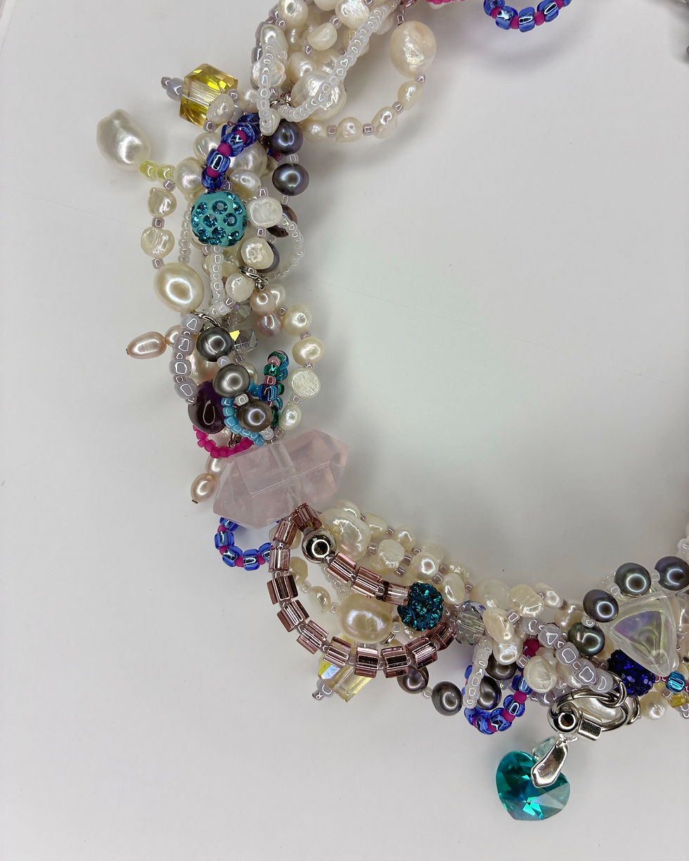Thumbnail: ChildLike Mind - Pearl Cluster Necklace