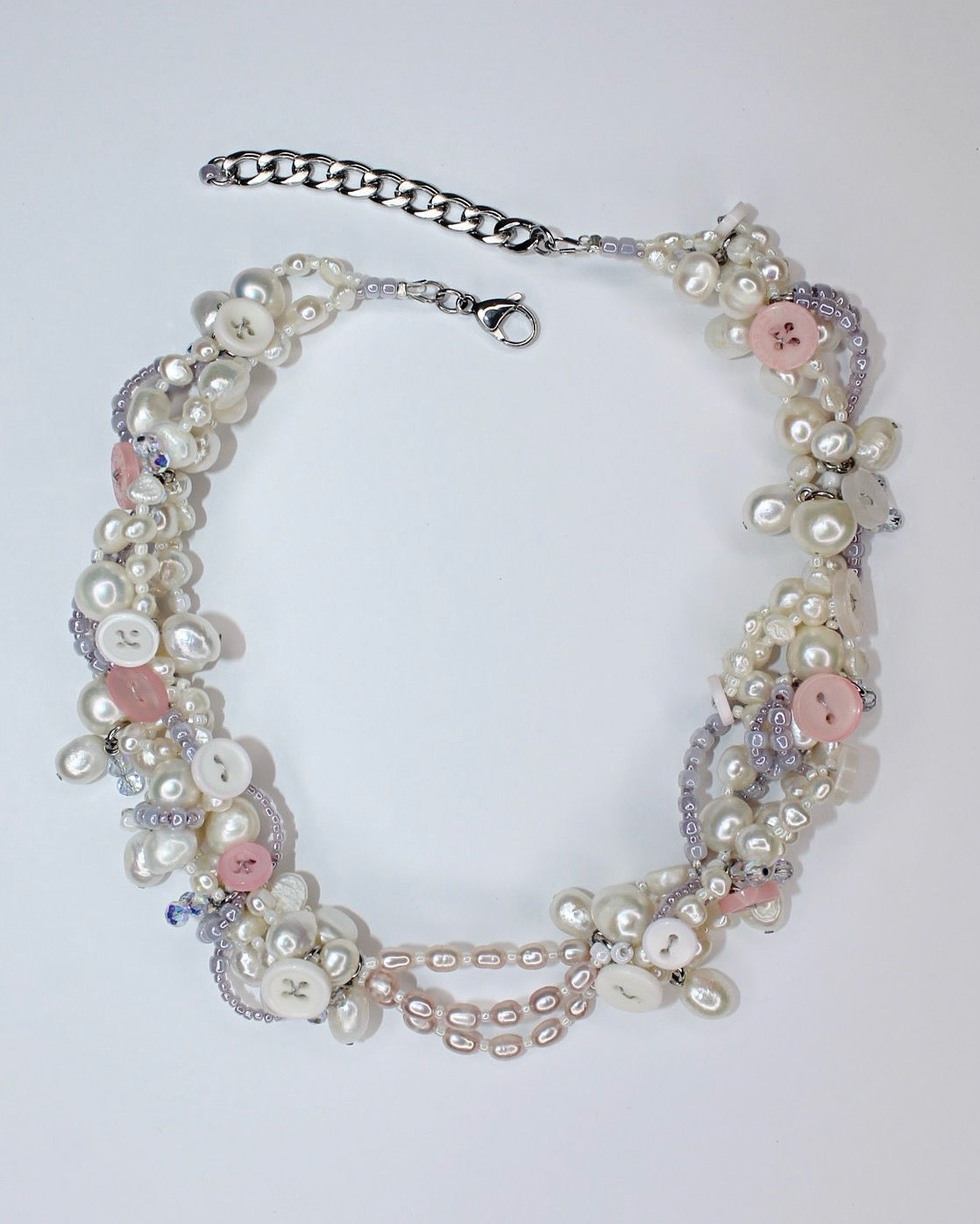 Pink Preference Button Choker