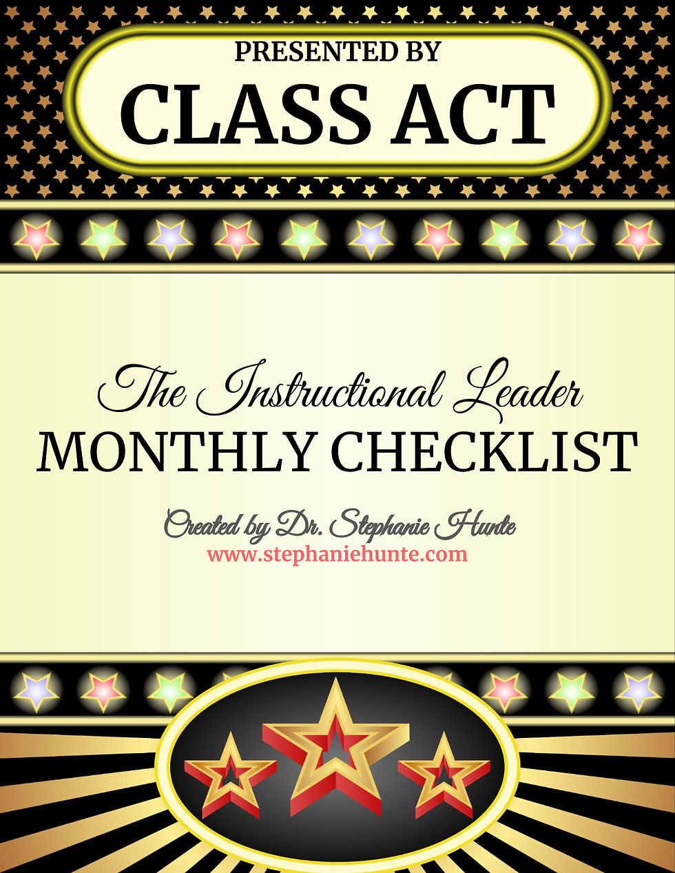 Class Act Instructional Leader Checklist