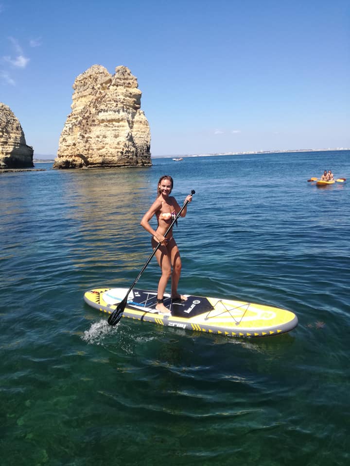 paddle boarding from Nauti Girl July 201