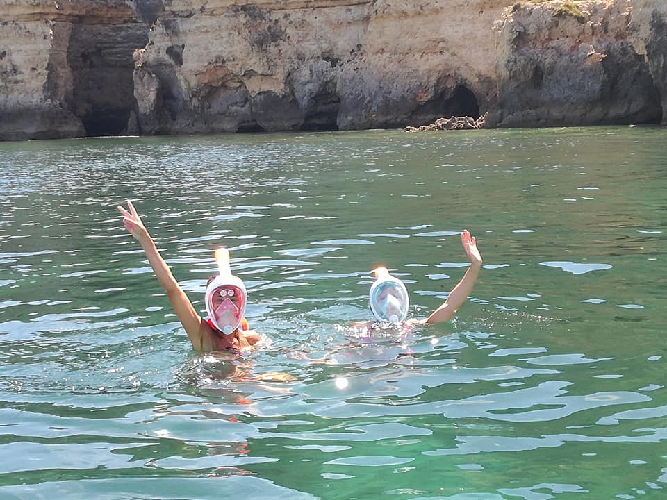 snorkelling is fun on Nauti Girl!