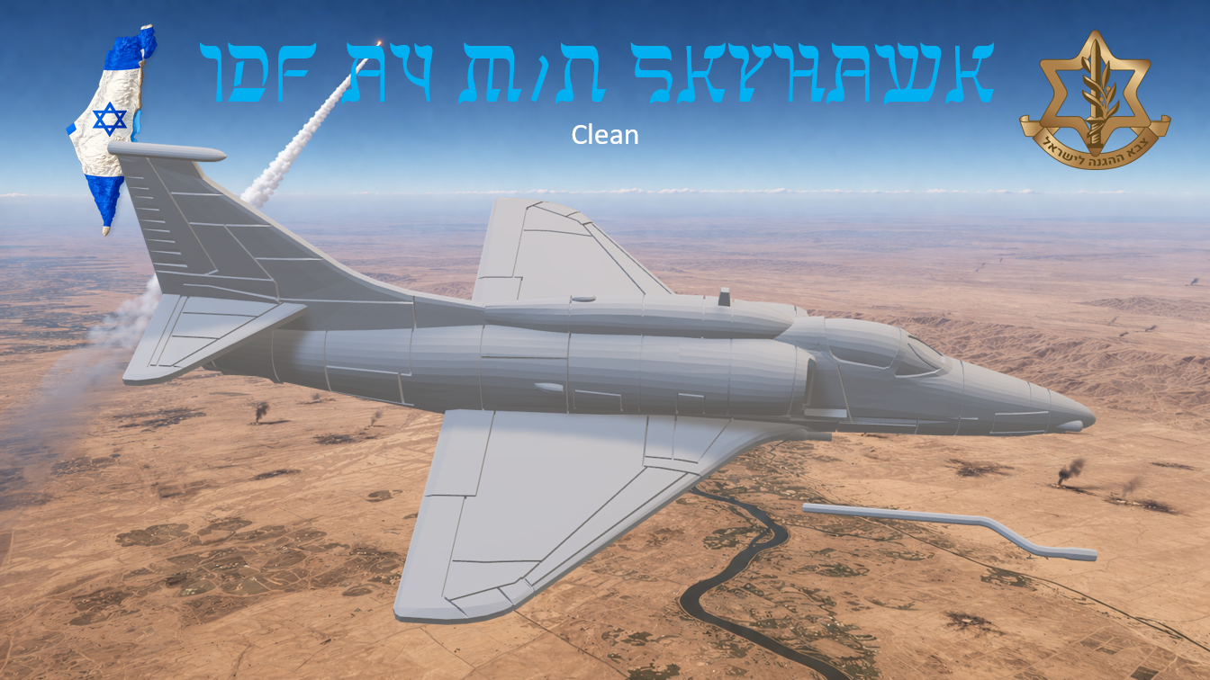 IDF A-4 SkyhawK "Ayit" Model M/N clean