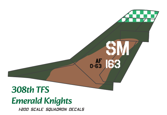 1-200 308th TFS F-100 Super Sabres