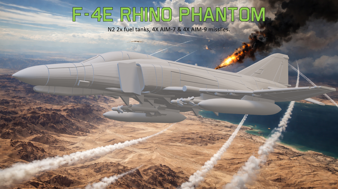 F-4E Phantom air defense