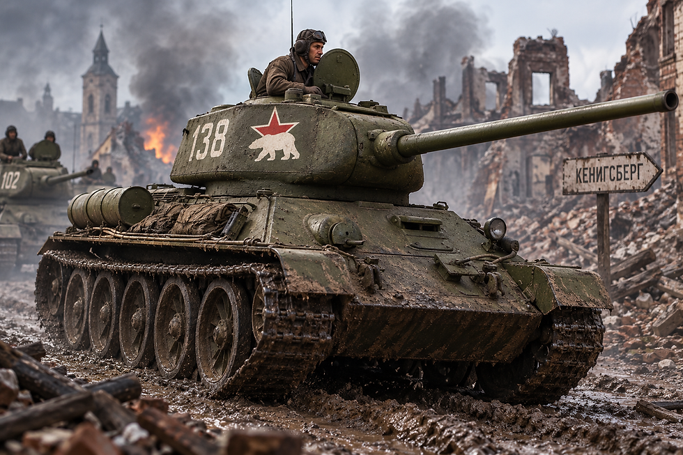 Soviet WWII T-34 tank with U.S.S.R. Guards tank armor decals. — 1-300 scale