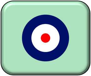 1-300 WWII RAF Type A Roundel decals