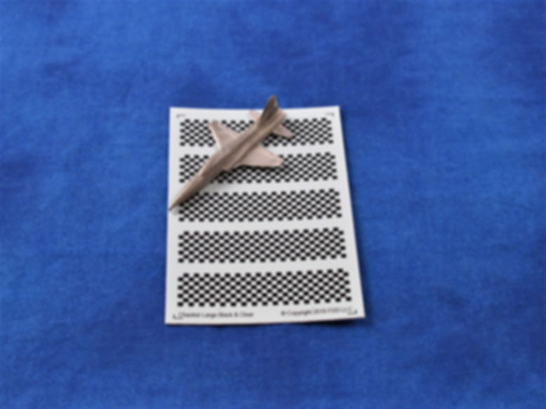 Checker Board "Large" Black & Clear 1-300