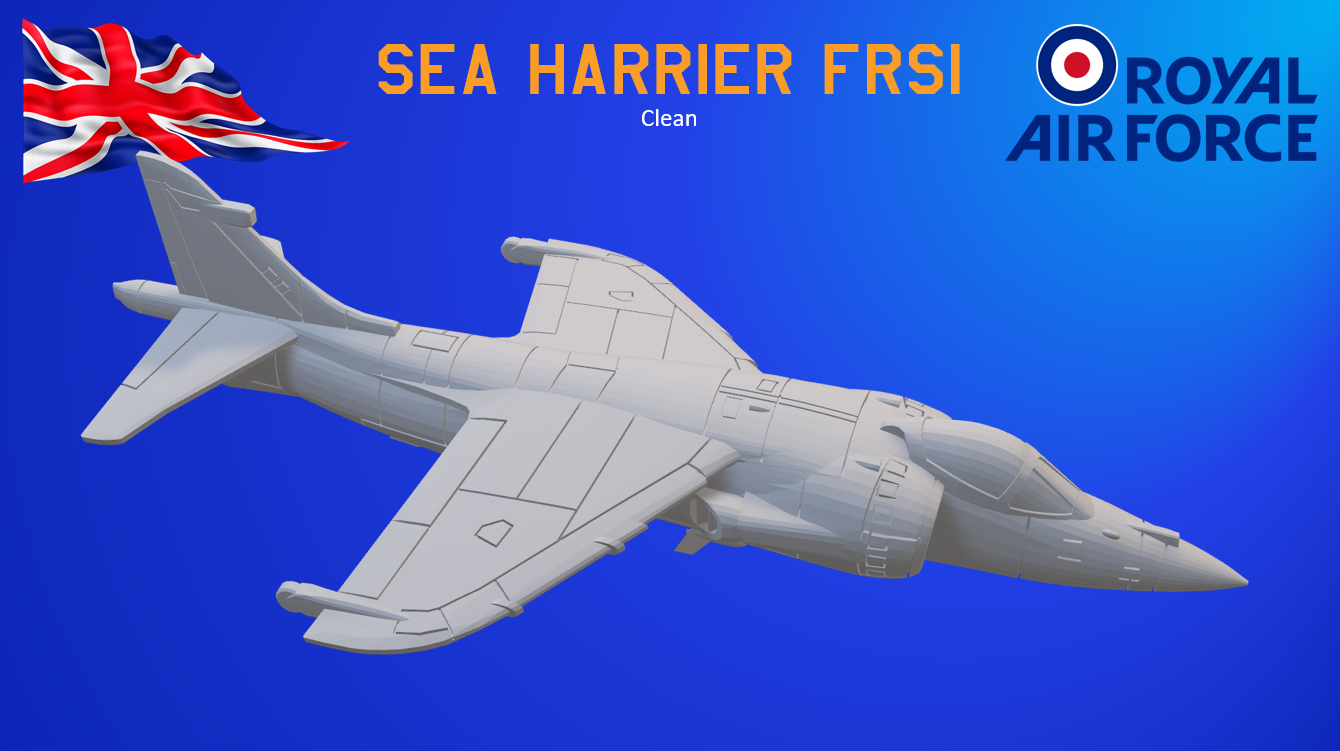 Sea Harrier FRS1 Clean