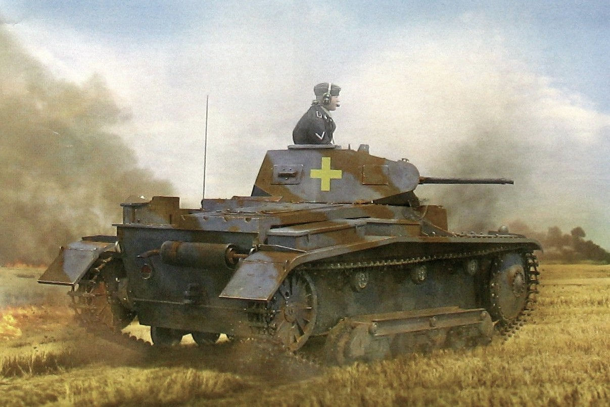 6mm German tank Polish Invasion Yellow Balkenkreuze