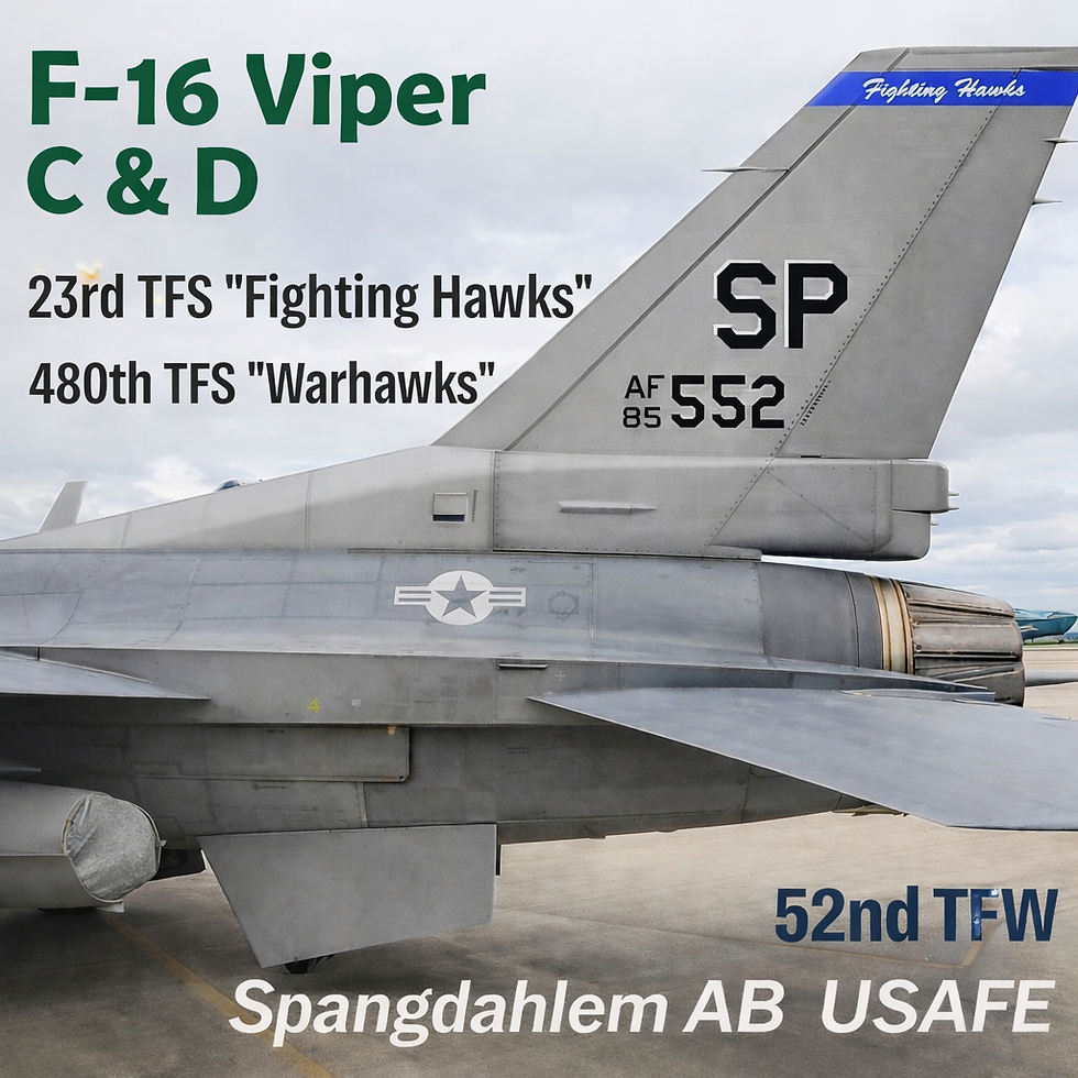 Thumbnail: 1-200 23rd & 480th TFS F-16  Spangdahlem AB 1980s