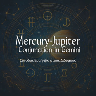 Mercury-Jupiter Conjunction in Gemini (08/06/2025)