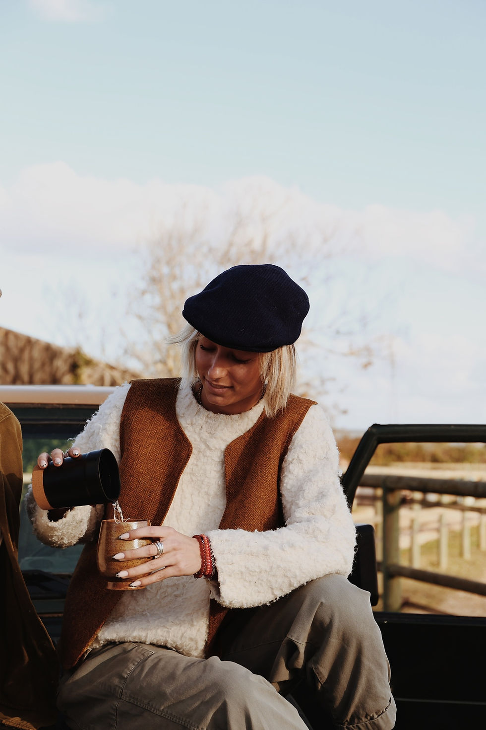 Miniature : Gilet Eden - Ocre