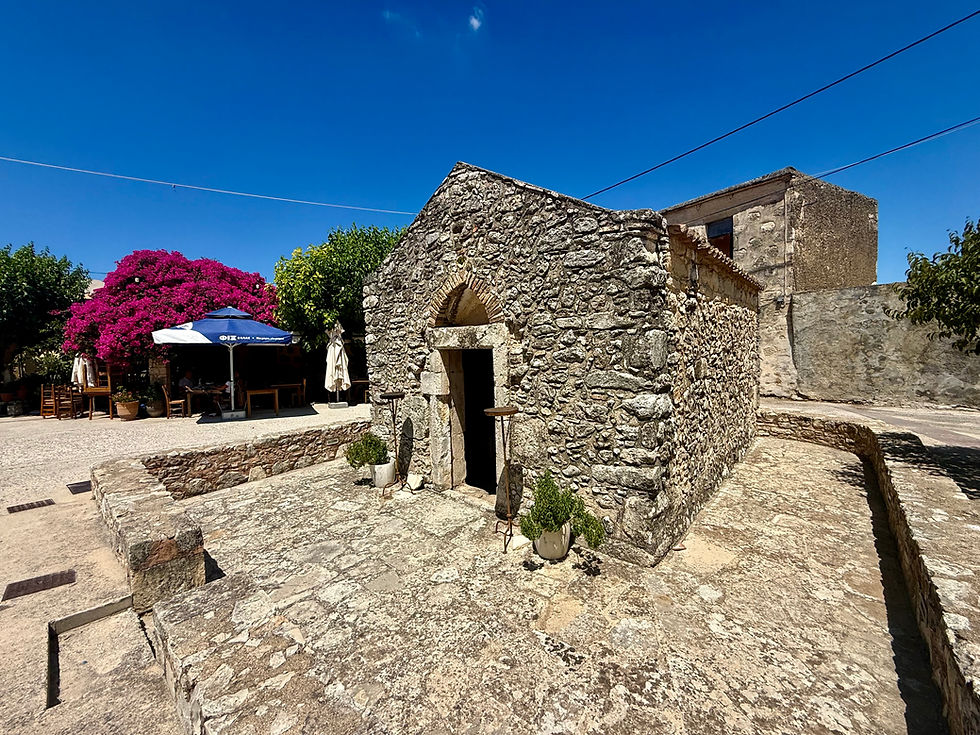 The medieval church of Agios Nikolaos in Maza