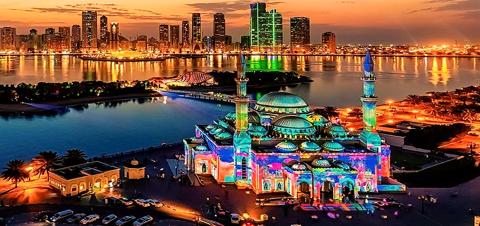 Emirato e la città di Sharjah
